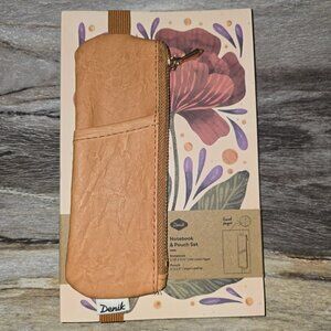 Denik Notebook & Pouch Set BNWT – 5.25"x8.25" Journal 144 Lined Pages + Vegan...